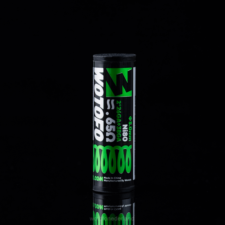 Wotofo Vape Review - Wotofo ID voorgebouwde spoel dubbele kern gesmolten clapton 0,65 ohm 5 mm 5 stuks DV0P347