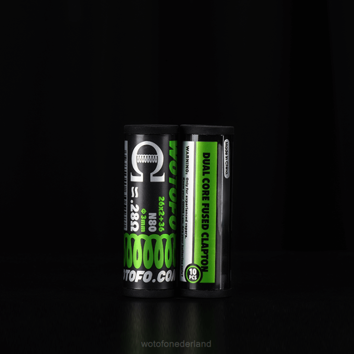 Wotofo Vape Review - Wotofo voorgebouwde spoelen quad-core gesmolten clapton 0,12 ohm DV0P337