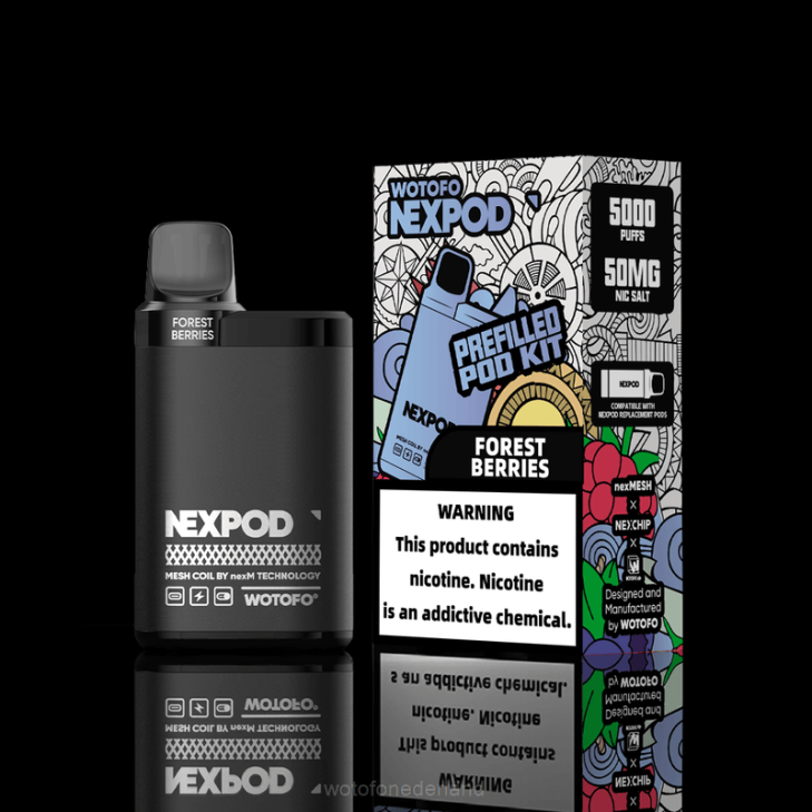 Wotofo Shop - Wotofo NEXPOD kit 20 mg allesomvattende doos DV0P8